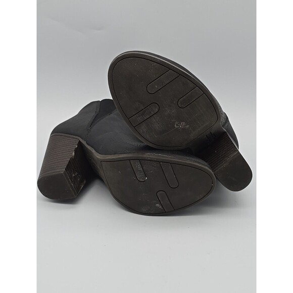 Fergalicious by Fergie Womens 6.5 M Black Zip Up Ankle Booties - Picture 6 of 10